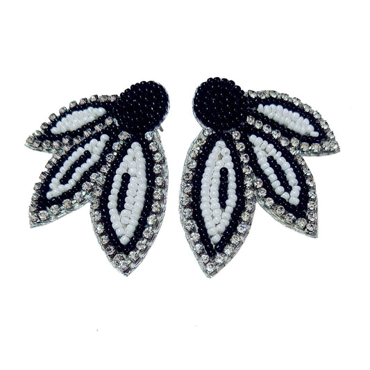 Handcrafted Beaded Butterfly Studs