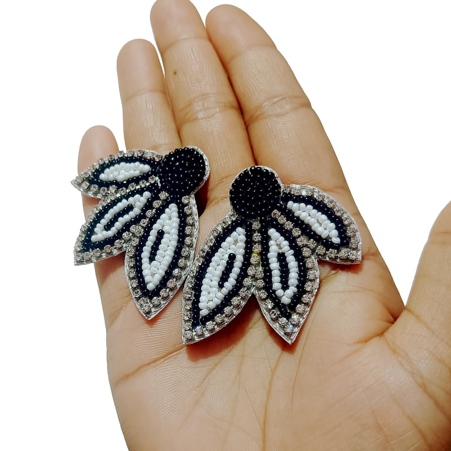 Handcrafted Beaded Butterfly Studs